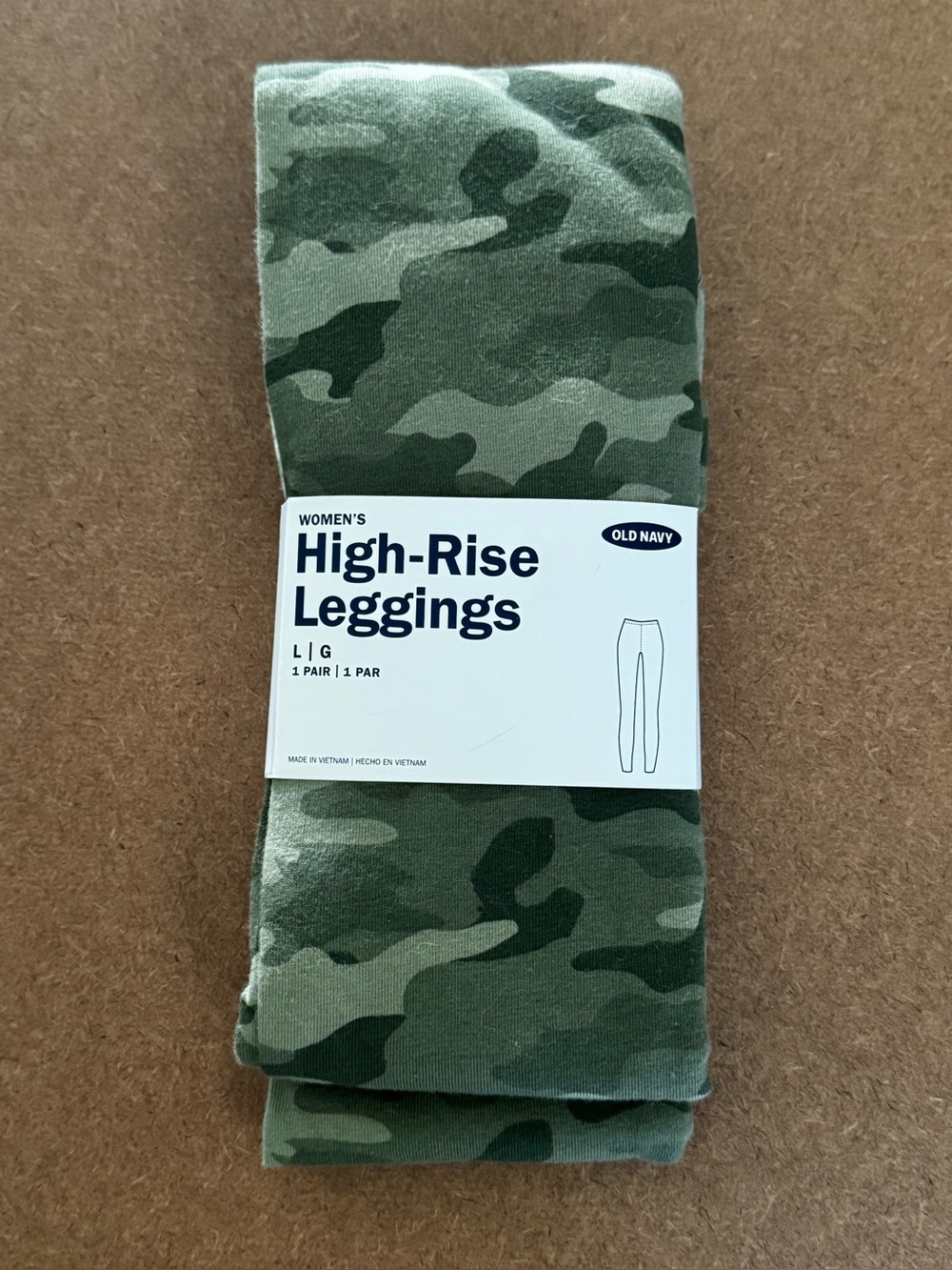 Old Navy Women’s Camo High-Rise Leggings - Olive & Dark Green